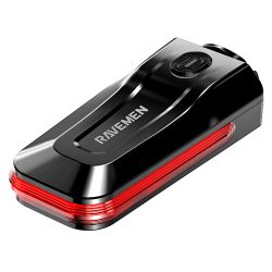 RAVEMEN CL200 Ultra‑Compact Rear Light (200 lm, 300° Visibility, Smart Brake Detection)
