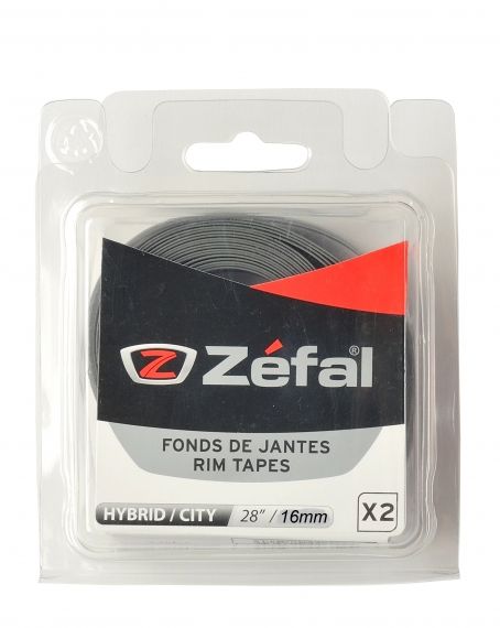 ZEFAL SOFT PVC RIM TAPES - Grey - 29''/28'' 16mm by pair