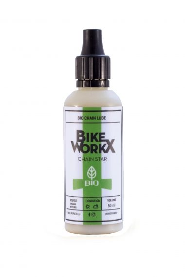 BikeWorkx Chain Star BIO - Kettenschmiermittel - Applikatorflasche - 50ml