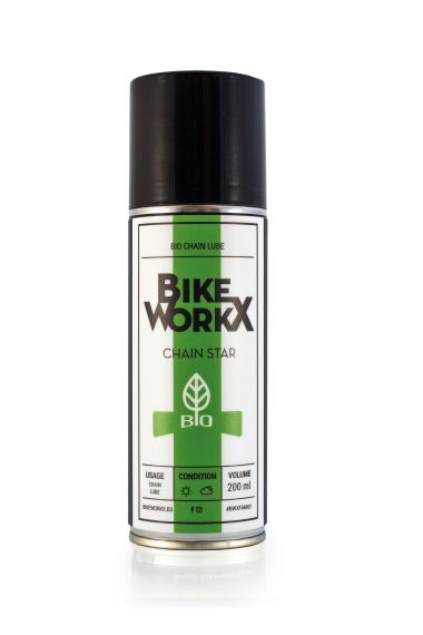 BikeWorkx Chain Star BIO - Kettenschmiermittel - Spray - 200ml