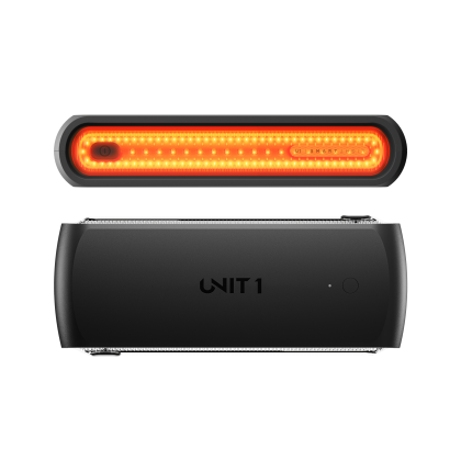 UNIT 1 smart bike light Pro Dual USB-C with brake function and turn signals