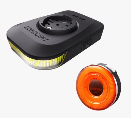 RAVEMEN LS06 USB-C bike light set FR300 and CL05