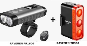 RAVEMEN LS30 USB Bike ligt set PR1600+TR300