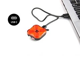 RAVEMEN CL06 USB wiederafuladbar Fahrradlicht 50lm mit Umgebungslichtsensor und Bremsfunktion