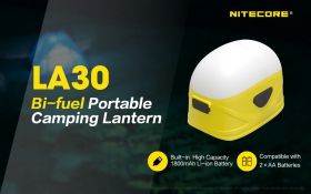 NITECORE LA30 CAMPING LIGHT DUAL POWER