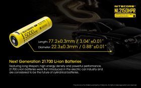 NITECORE NL2150HPR Li-Ion Akku 5000mAh USB-C
