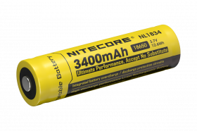 NITECORE NL1834 type 18650 Li-Ion battery 3400mAh