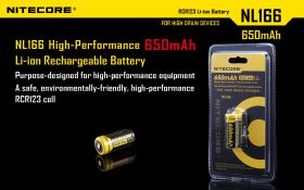 NITECORE NL166 RCR123A Li-Ion Batterie
