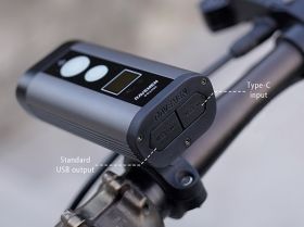 RAVEMEN PR2400 USB bike light 2400lm with power bank function