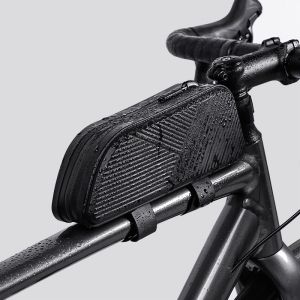 RAVEMEN CB01 – Waterproof Bike Frame Bag (IPX7, Slim‑Edge Design, 225×65×90 mm)