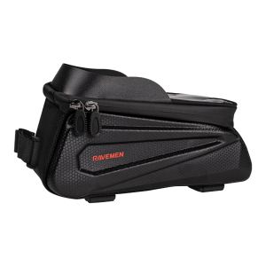 RAVEMEN CB11 – Oberrohrtasche mit Handyhalter (Hard‑Shell, Wasserdicht, bis 6,5")